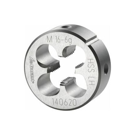 Garant M16X2 HSS Round Die, Left-Hand, Closed/Pre-Slit Form 140620 M16